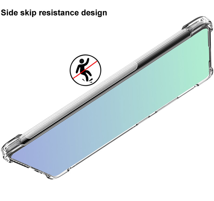 IMAK Für Huawei P Smart 2021/Y7a Silky Anti-drop Tpu-fall Mit Bildschirmschutzfilm - Transparent Schwarz