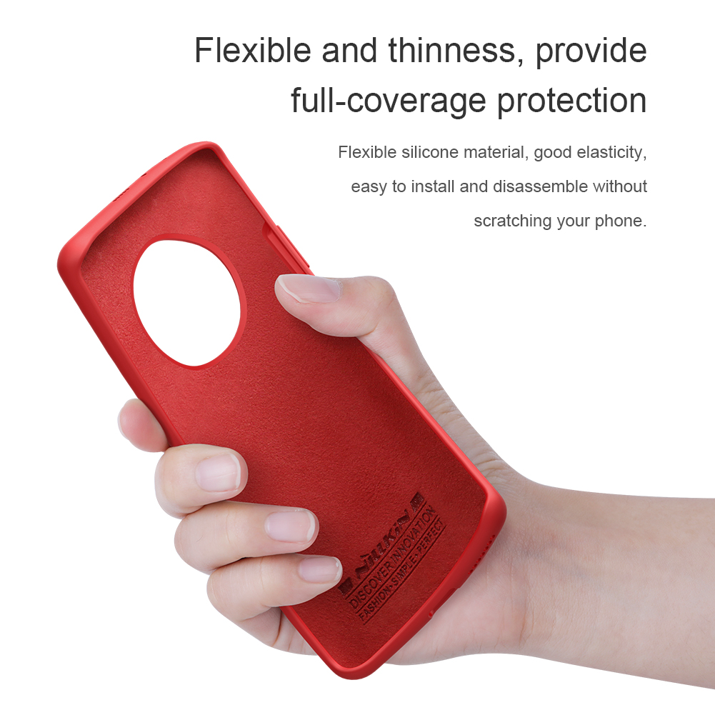 Nillkin Flex Series Pure Étui De Protection En Silicone Liquide Pour Huawei Mate 40 Pro - Noir