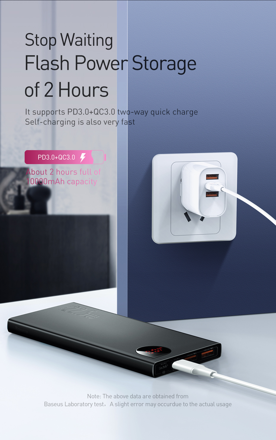 Повербанк металевий 22.5W 10000 mAH Baseus Adaman Metal Powerbank 2xUSB ⁇ 1xType-C Black PPADM10S Li-Pol Черный Металл