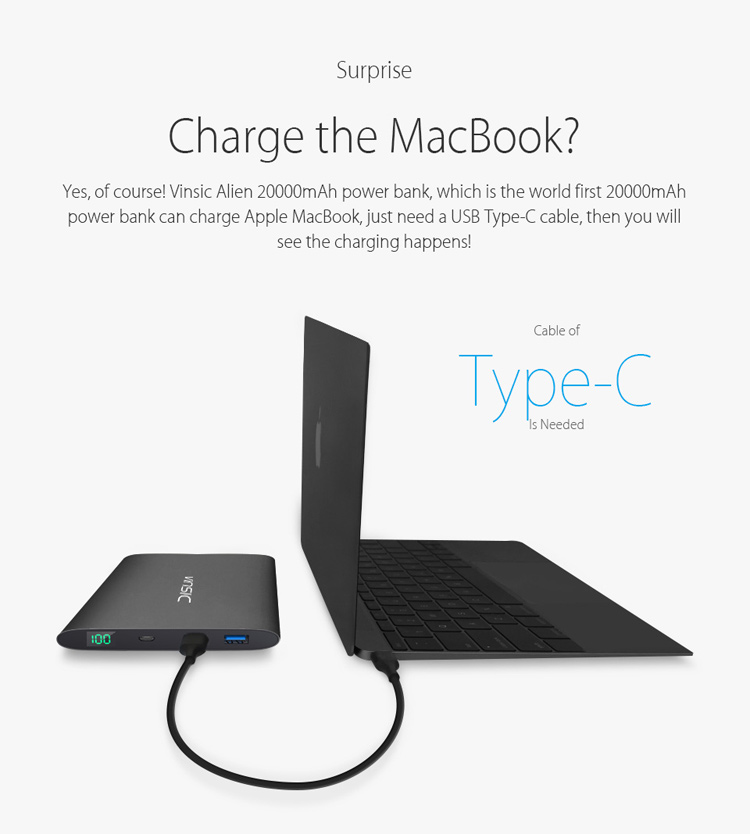 VINSIC 20000mAh Dual USB Portable Super Thin Power Bank for iPhone iPad Samsung Huawei - Black-11