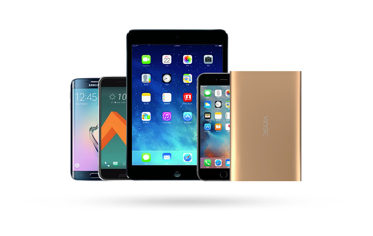 VINSIC 20000mAh Dual USB Portable Super Thin External Power Bank for iPhone iPad Samsung Huawei - Gold Color-10