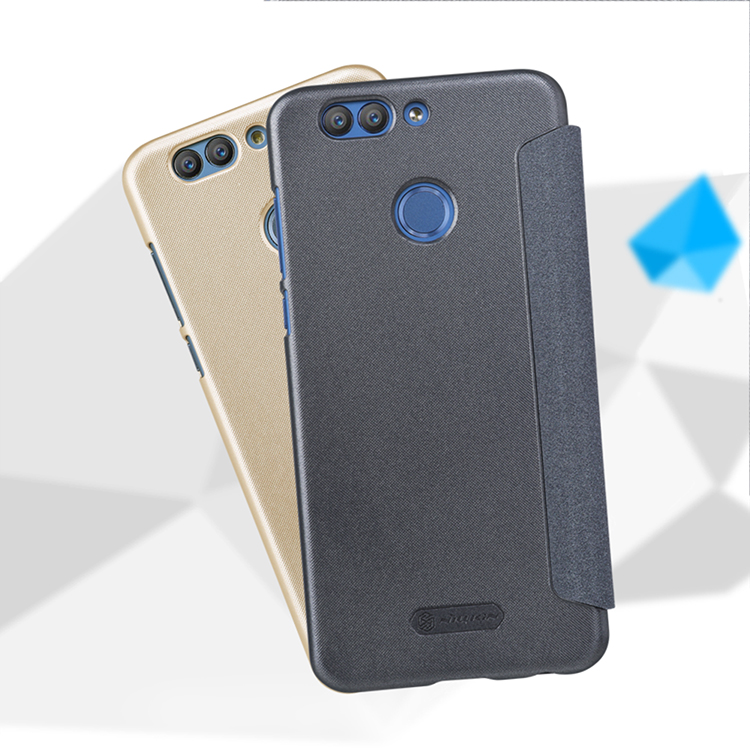 Nillkin Sparkle Series Flip Leather Cover Для Huawei Nova 2 Plus - Золото