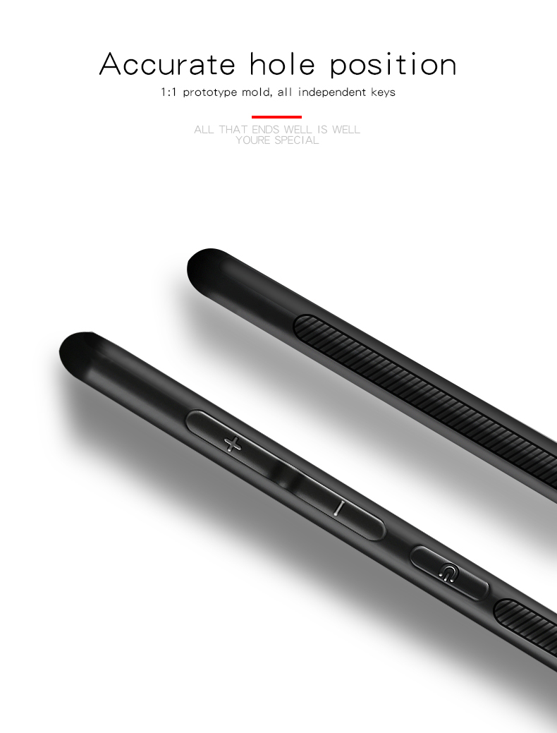 MOFI Honor Series Secondo Generazione Anti Slip Combo Case di Telefono Cellulare Per Xiaomi Redmi 6 (doppia Fotocamera: 12 Mp+5mp) - Nero