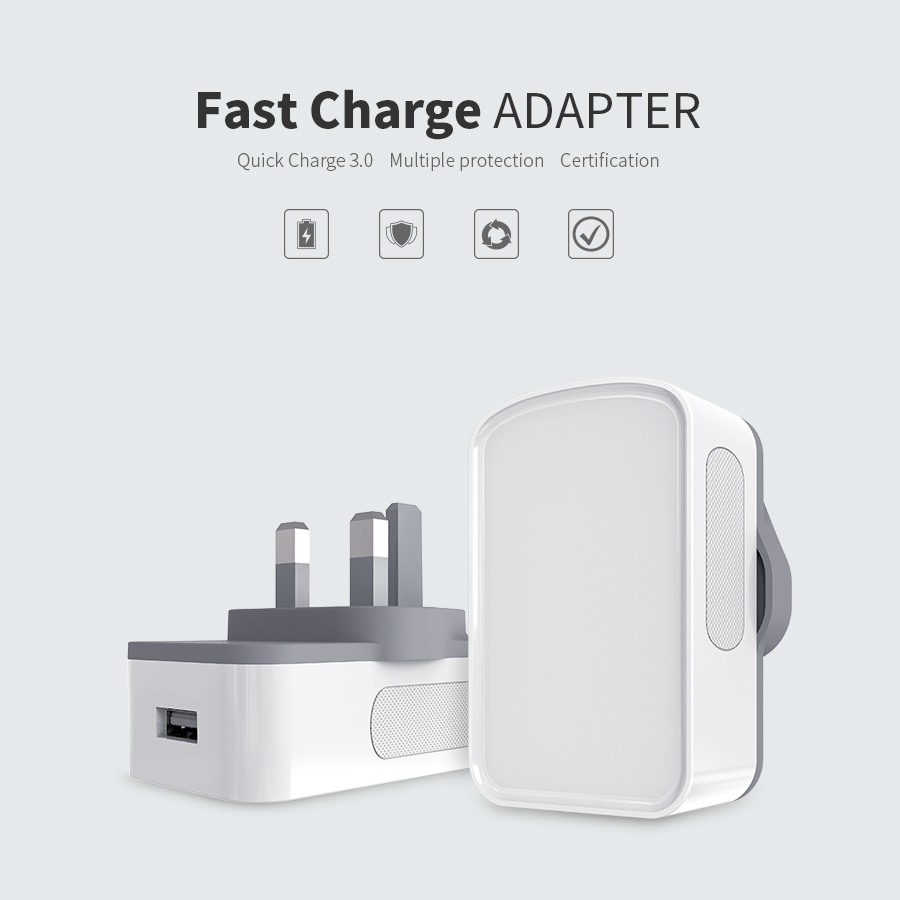 NILLKIN 12V Quick Charge 3.0 Wall Charger Adapter (CE/FCC/RoHS/DOE/ERP) - US Plug-1