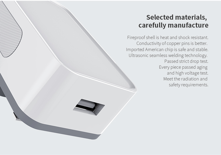 NILLKIN 12V 1.5A/2A/3A Quick Charge 3.0 Wall Charger (CE/FCC/RoHS/DOE/ERP) - UK Plug-14
