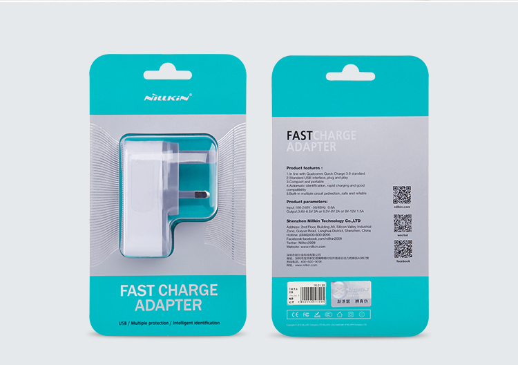 NILLKIN 12V 1.5A/2A/3A Quick Charge 3.0 Wall Charger (CE/FCC/RoHS/DOE/ERP) - UK Plug-26