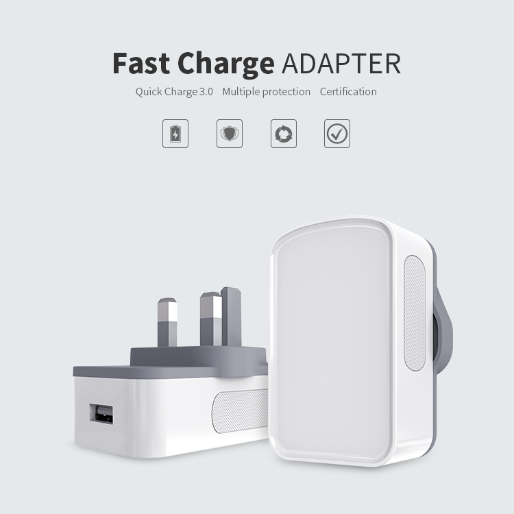 NILLKIN 12V 1.5A/2A/3A Quick Charge 3.0 Wall Charger (CE/FCC/RoHS/DOE/ERP) - UK Plug-1