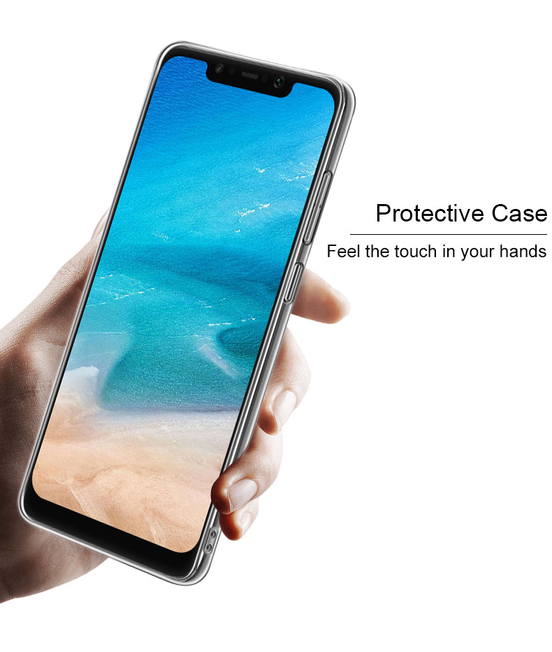 Imak Crystal Case II Pro+ Case de PC Resistente a Scratch Para Xiaomi Pocophone F1 / Poco F1 en India