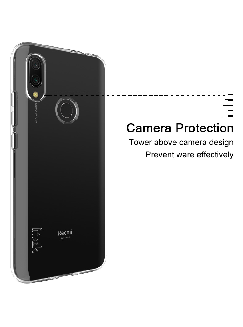 Caso de Protección TPU de la Serie Imak UX-5 Para Xiaomi Redmi 7 / Y3