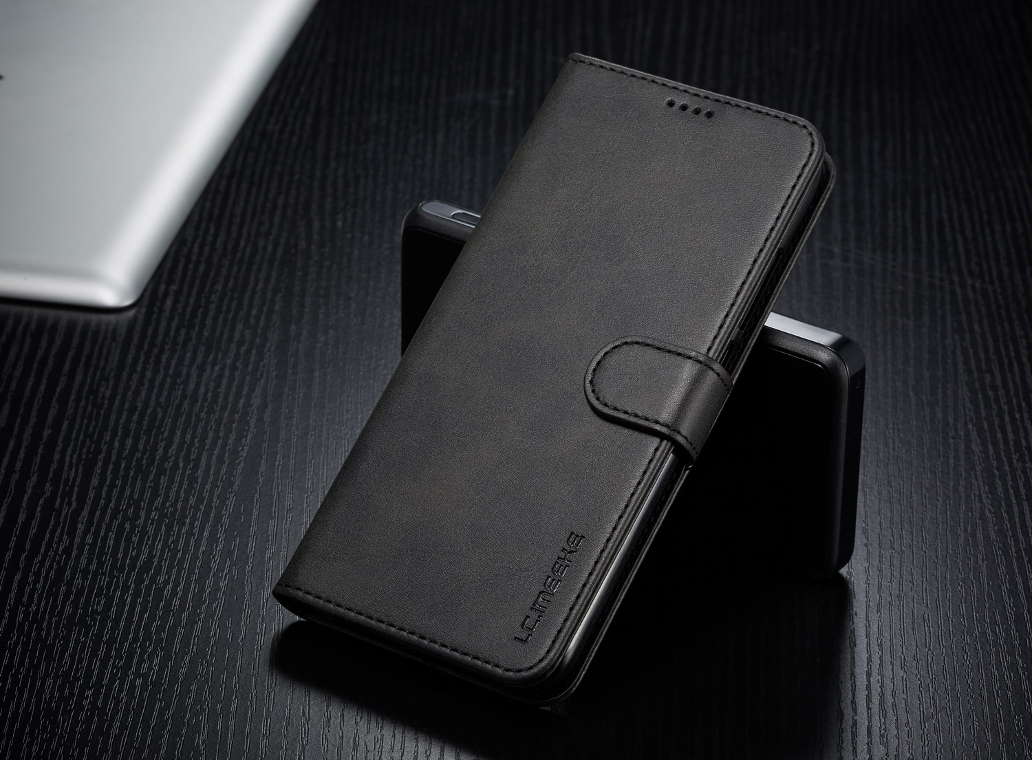 Lc. Étui de Support de Portefeuille en Cuir Imeeke Pour Xiaomi Redmi 7 / Redmi Y3 - Café