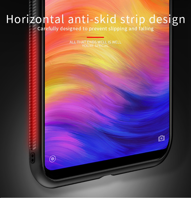 Pinwuyo Honorable Series Hybrid -hülle Telefonabdeckung Für Xiaomi Redmi 7 / Redmi Y3 - Schwarz