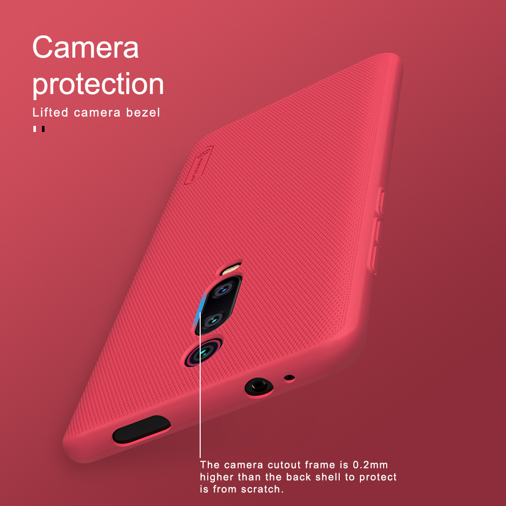 Copertina Per Telefono PC Nillkin Matte Per Xiaomi Redmi K20 / Mi 9t / Redmi K20 Pro / Copertina Telefonica Hard mi 9t Pro - Nero