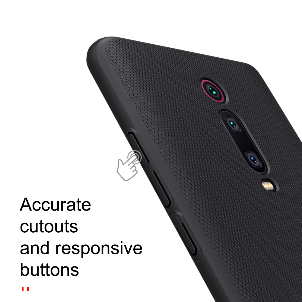 Copertina Per Telefono PC Nillkin Matte Per Xiaomi Redmi K20 / Mi 9t / Redmi K20 Pro / Copertina Telefonica Hard mi 9t Pro - Nero