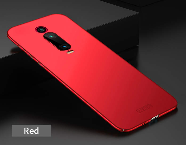 Mofi Shield Slim Classic Cobertura De Protetora De Plástico Fosco Para Xiaomi Redmi K20 / K20pro. - Vermelho