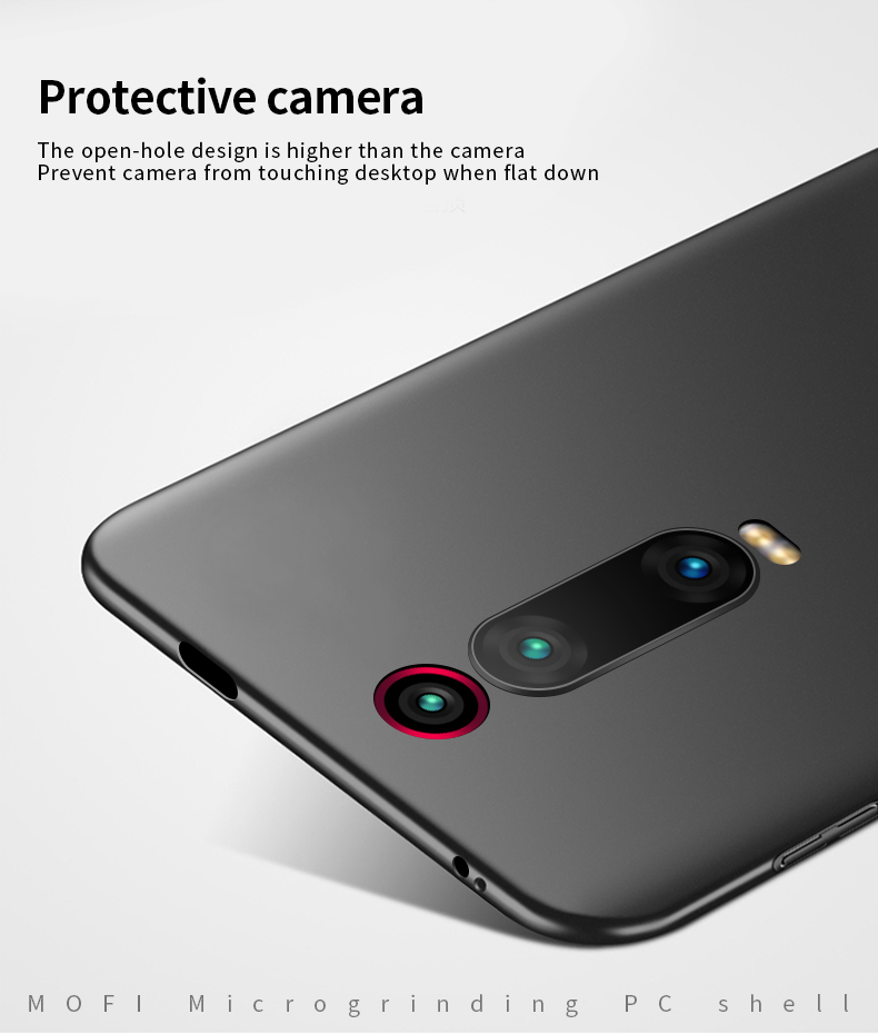 MOFI Shield Slim Classic Crosted Plastic Schutzabdeckung Für Xiaomi Redmi K20 / K20PRO. - Rot