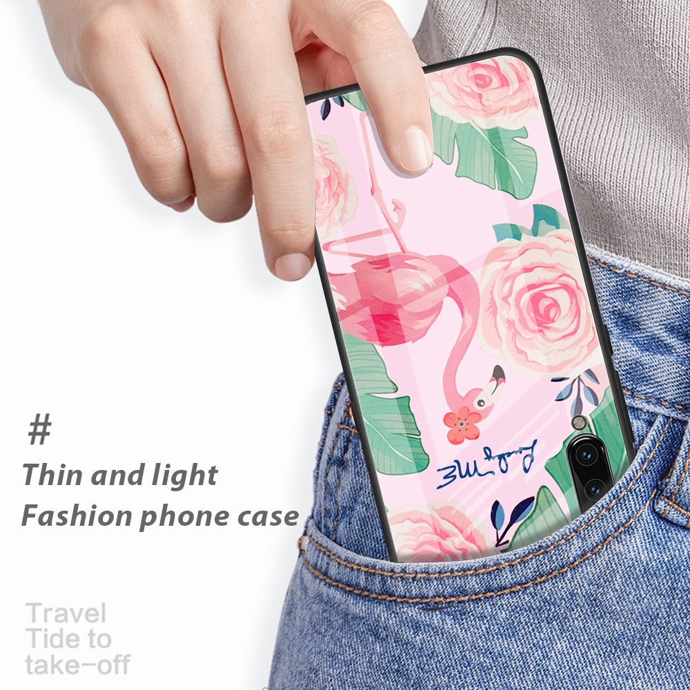 Vetro Temperato Da Stampa Modello + Guscio Posteriore TPU Per Xiaomi MI 9 - Spazio Cosmico