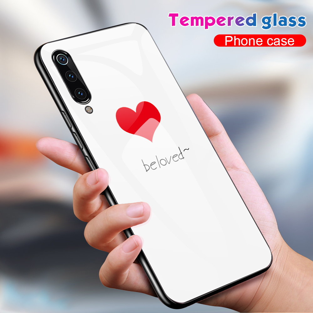 Impression De Motif Verre Trempé + TPU Back Shell Pour Xiaomi MI 9 - Espace Cosmique