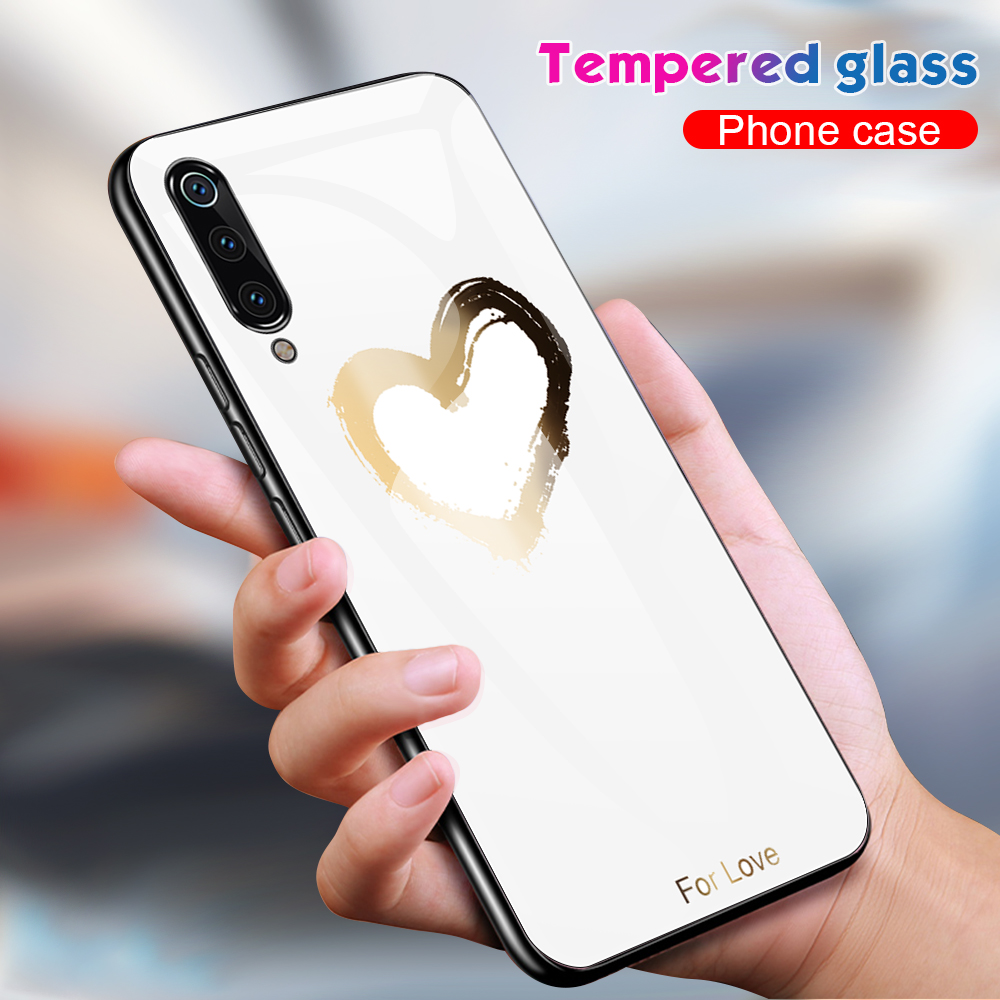 Impression De Motif Verre Trempé + TPU Back Shell Pour Xiaomi MI 9 - Espace Cosmique