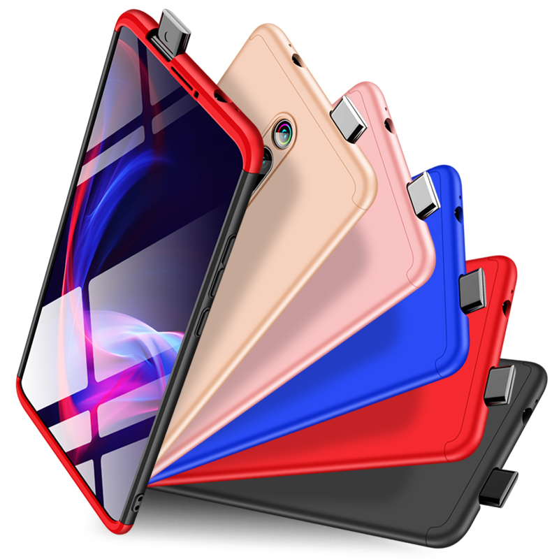 GKK Destacável 3 Peças Fosco Hard pc Case Para Xiaomi Redmi K20 / Mi 9t / Redmi K20 Pro / Mi 9T Pro - Vermelho