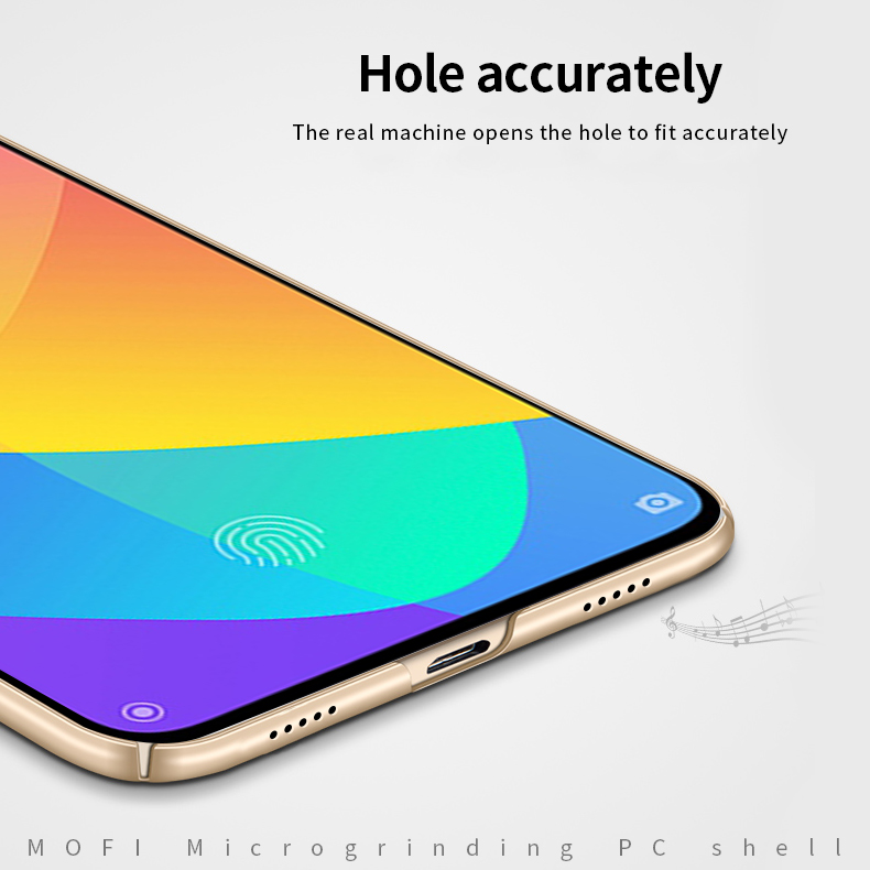 Cubierta de Teléfono Celular de Plástico Mofi Shield Ultra Delgado Para Xiaomi Mi Cc9e / Mi A3 - Oro