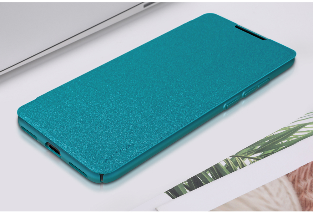 Nillkin Sparkle Series pu Leather Téléphone Pour Xiaomi Mi Cc9e / mi A3 - Gris