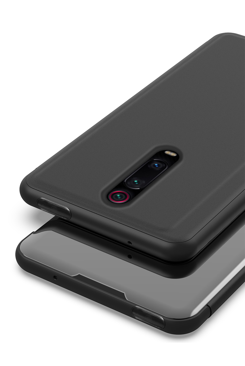 Coperchio in Pelle Della Finestra a Specchio a Specchio a Specchio Per Xiaomi Redmi K20/Redmi K20 Pro/mi 9t/mi 9T Pro - Rosa