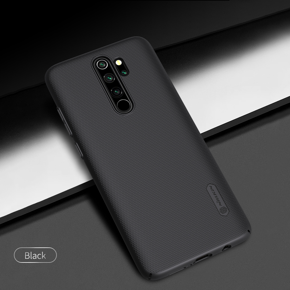 Shell Per PC Glassato Nillkin Per Xiaomi Redmi Note 8 Pro - Nero