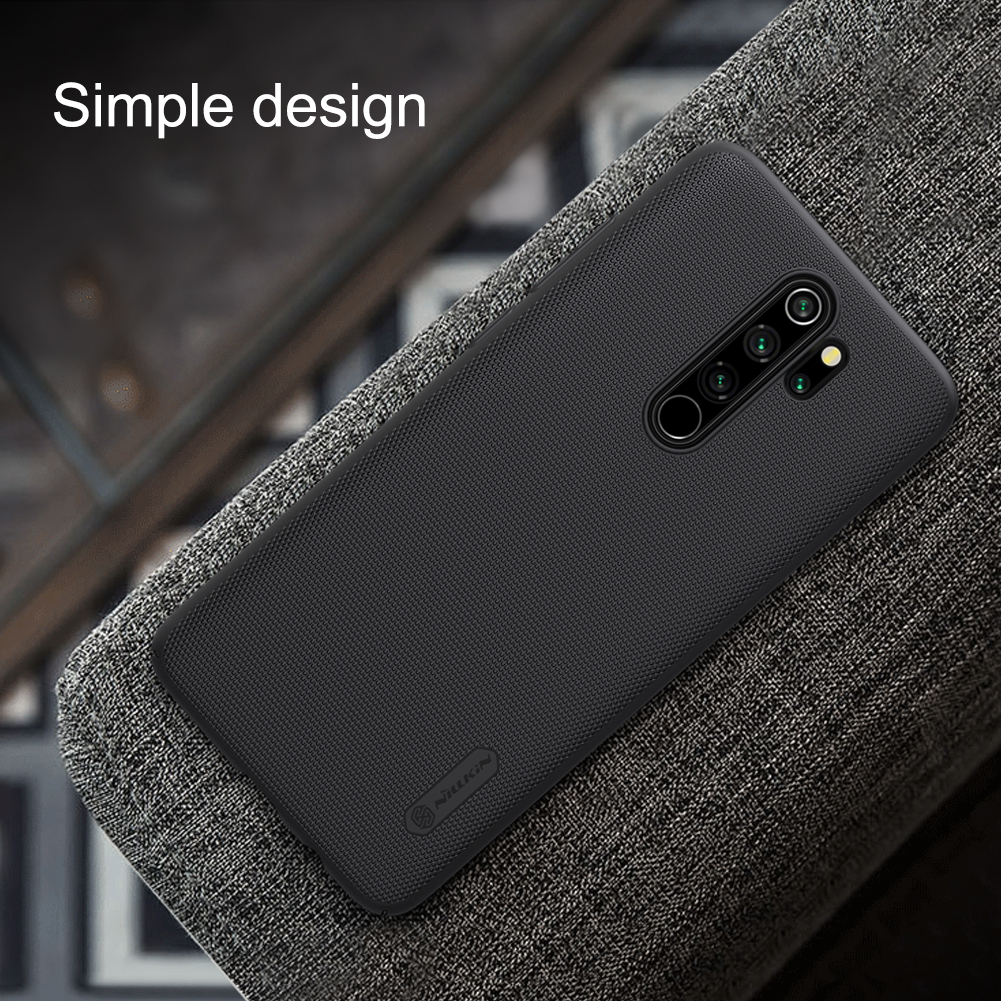 Nillkin Frosted PC Shell Für Xiaomi Redmi Note 8 Pro - Schwarz