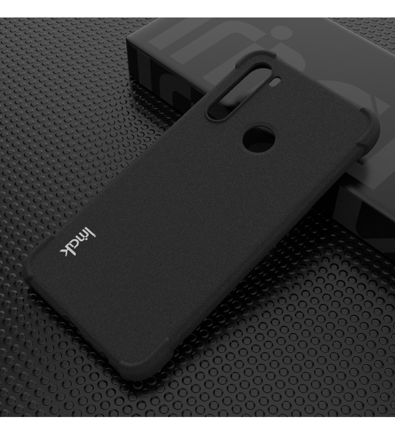 Imak Anti-drop TPU Case + Проблема Экрана Для Взрыва Для Xiaomi Redmi Note 8 - Металлический Черный