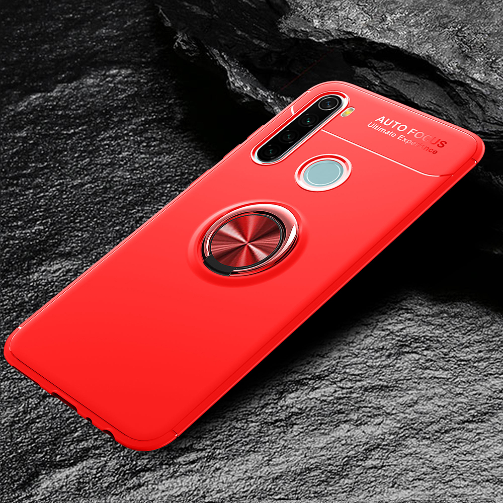 Кольцо с Кольцом Пальца TPU Case Для Xiaomi Redmi Note 8 (встроенный Металлический Лист) - Синий