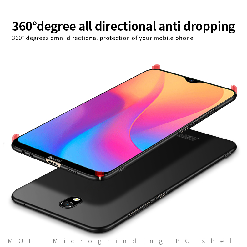 MOFI Shield Slim Frosted Hard PC Shell Für Xiaomi Redmi 8a - Rot