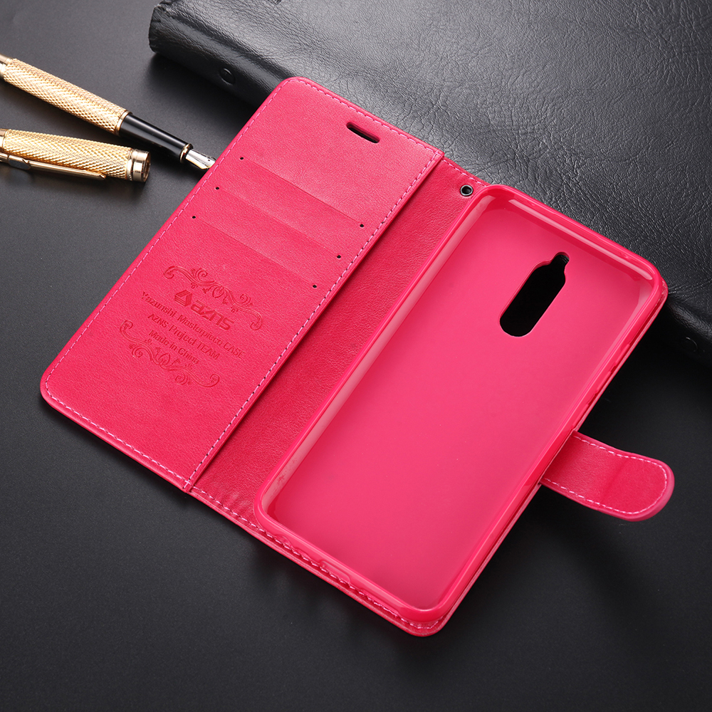 Azns PU Cuero de Cuero Estuche Para Xiaomi Redmi 8/8a - Café