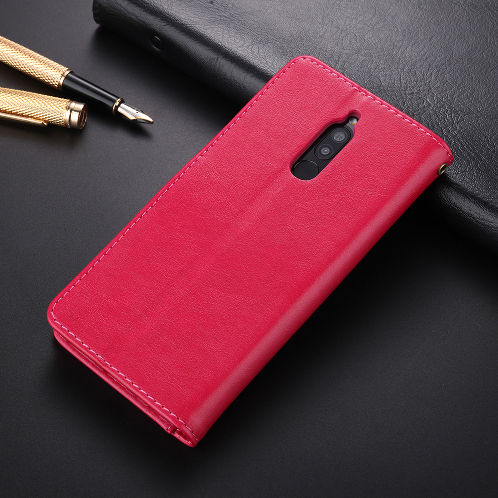 AZNS PU en Cuir Portefeuille Étui Pour Xiaomi Redmi 8 / 8a - Café