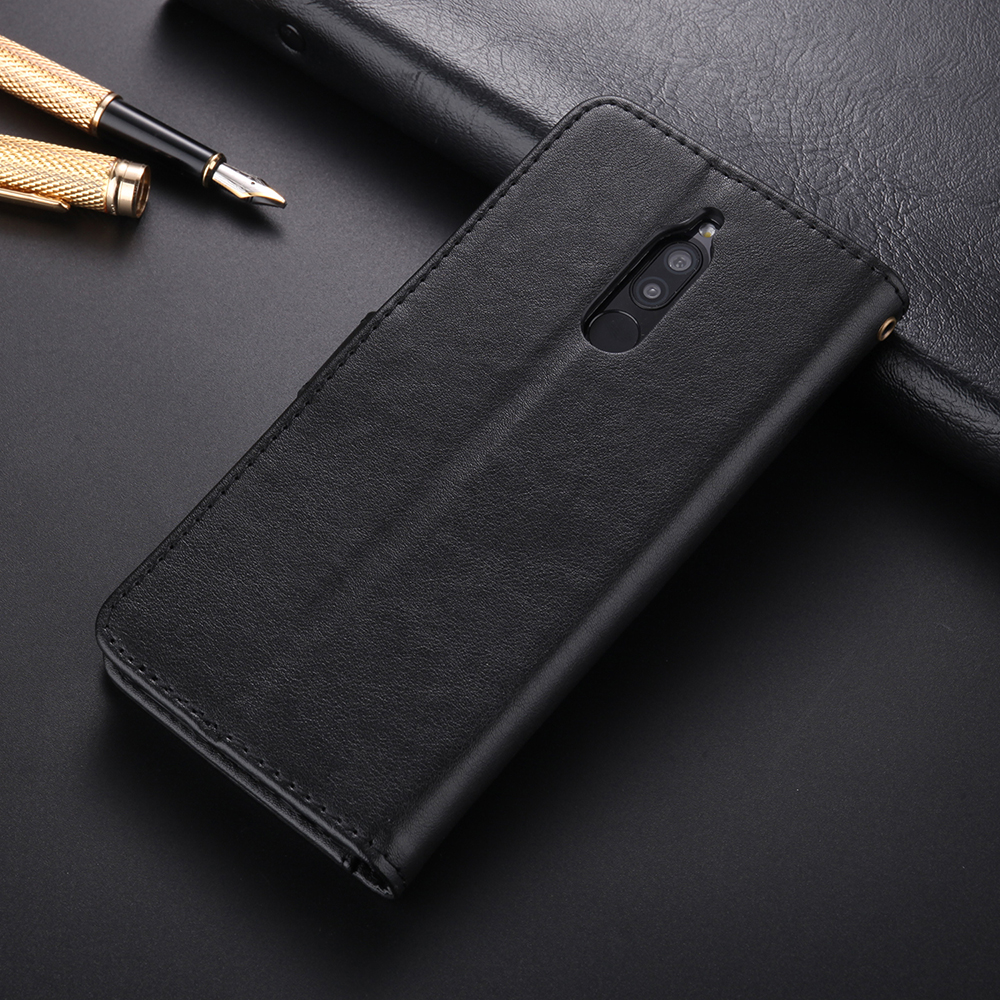 Azns PU Cuero de Cuero Estuche Para Xiaomi Redmi 8/8a - Café