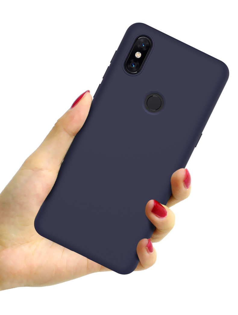 IMAK UC-1 Série Gresting TPU Case de Penlo de Proteção Para Xiaomi mi Mix 3/mist 3 5G - Preto