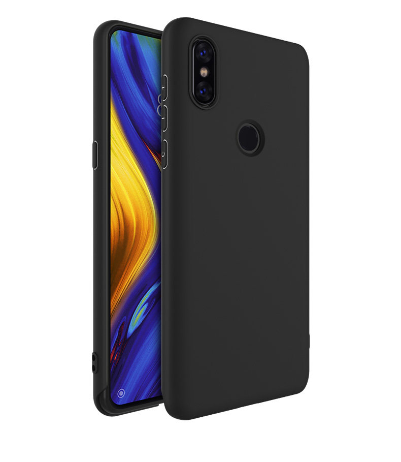 IMAK UC-1 Série Gresting TPU Case de Penlo de Proteção Para Xiaomi mi Mix 3/mist 3 5G - Preto