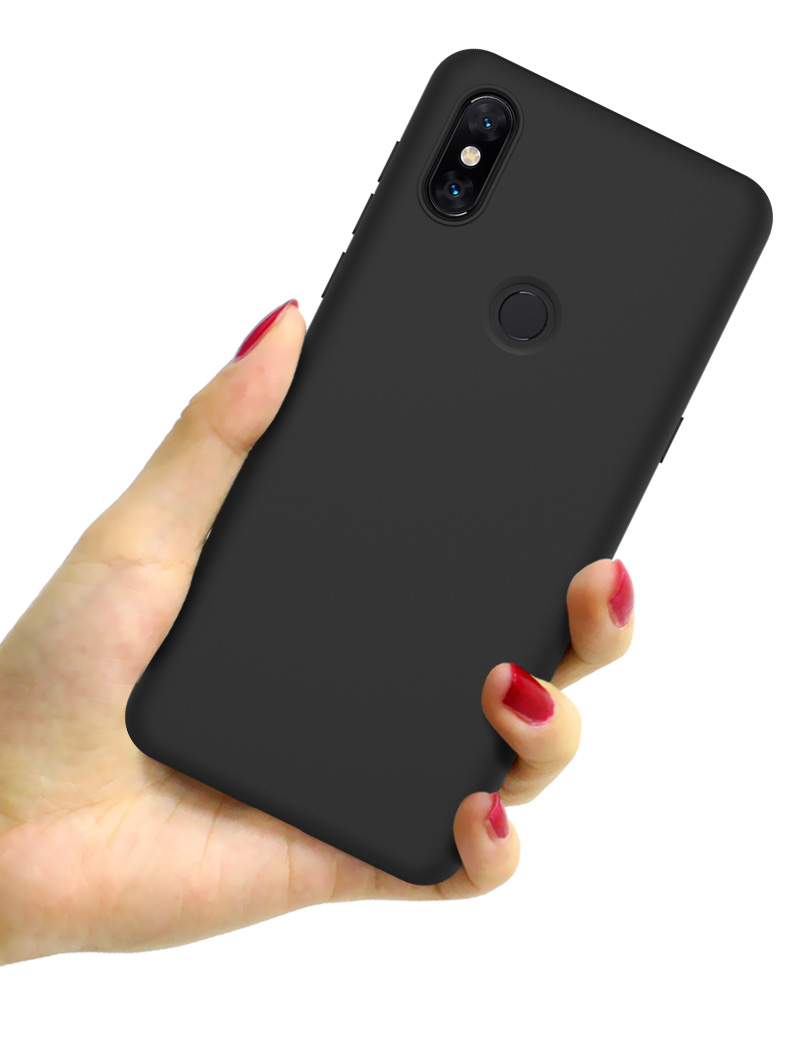 Serie UC-1 IMAK Frosting TPU Protective Telefono Custodia Per Xiaomi Mi Mix 3/Mix 3 5G - Nero