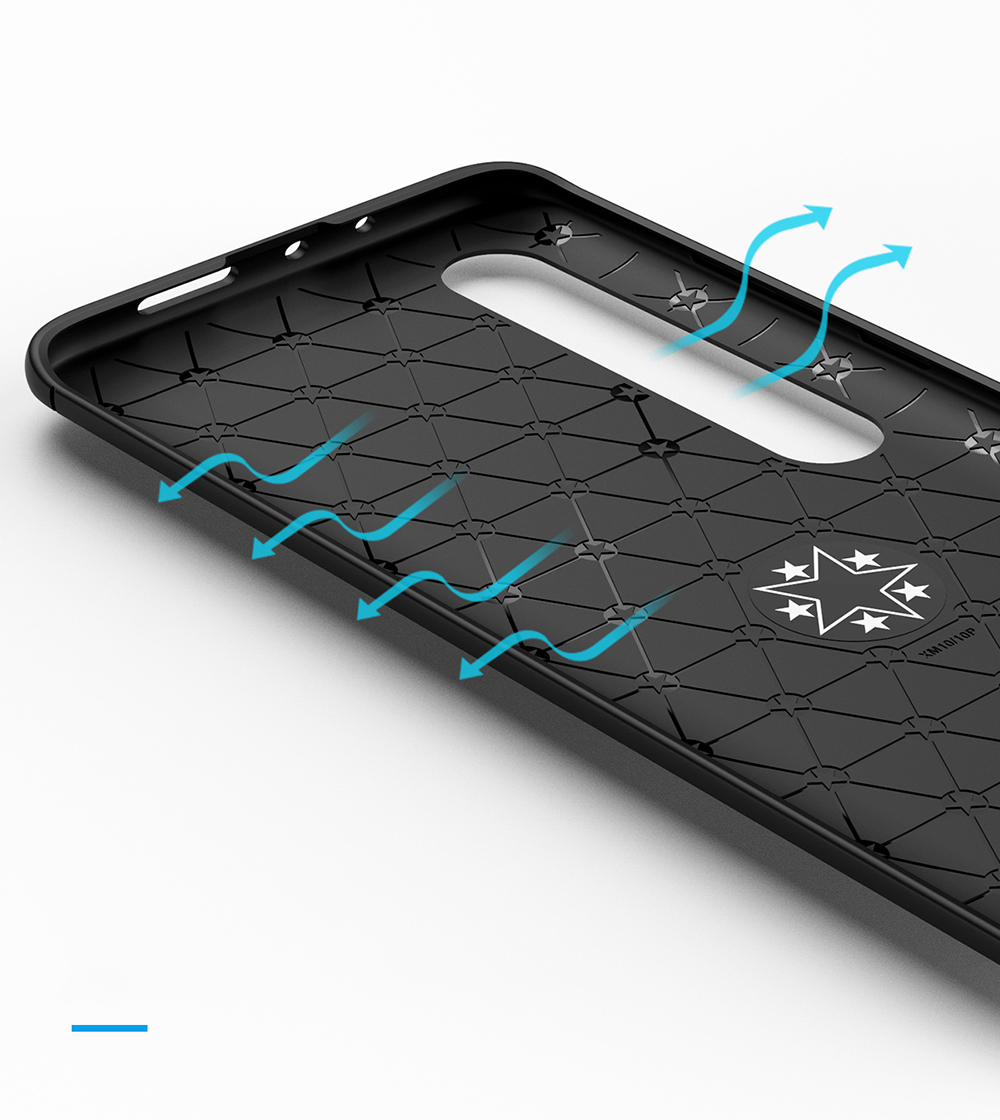 Case TPU Kickstand Per Dito Per Xiaomi Mi 10 / Mi 10 Pro (tela in Metallo Incorporato) - Tutto Nero