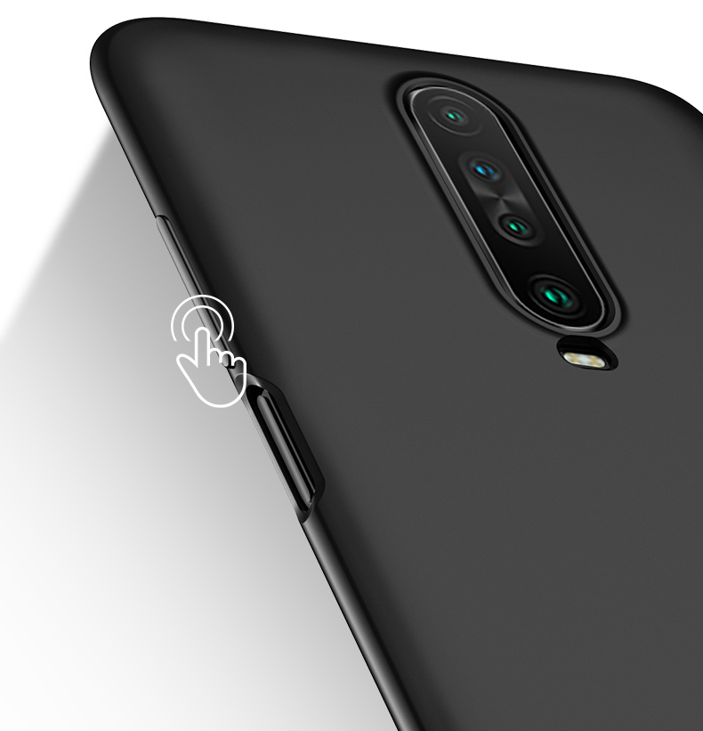 X-level Guardian Series Matte TPU Telefonhülle Für Xiaomi Redmi K30/Poco X2 - Schwarz