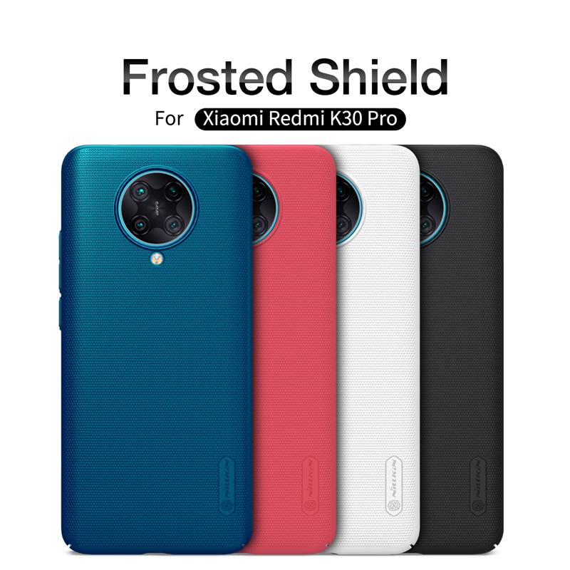 Nillkin Super Frosted Shield Matte PC Phone Hülle Für Xiaomi Redmi K30 Pro/Poco F2 Pro - Schwarz