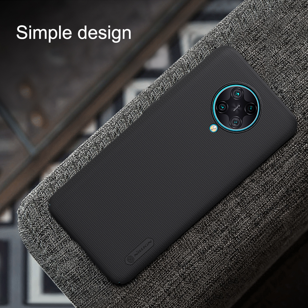 Nillkin Super Frosted Shield Matte PC Phone Hülle Für Xiaomi Redmi K30 Pro/Poco F2 Pro - Schwarz