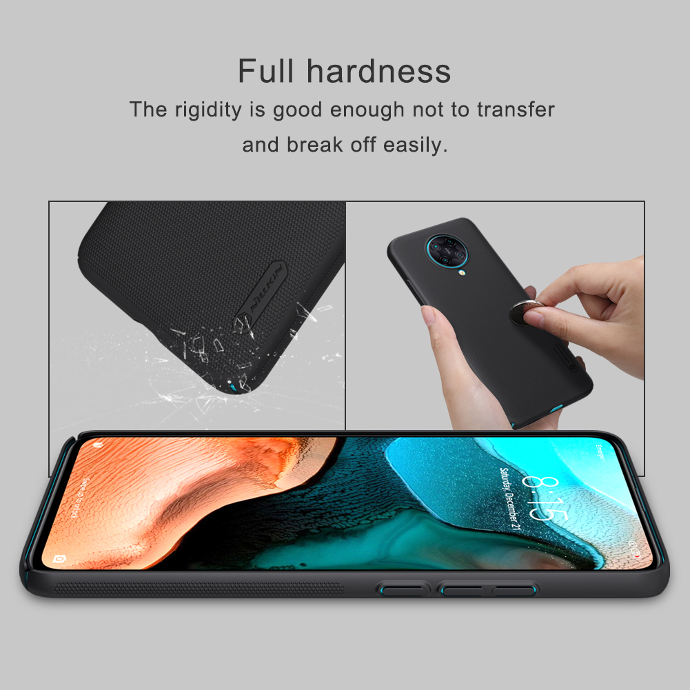 Nillkin Super Frosted Shield Matte PC Phone Hülle Für Xiaomi Redmi K30 Pro/Poco F2 Pro - Schwarz