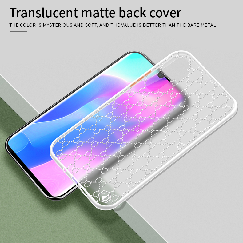 Pinwuyo Pin Dun Series II Custodia Per Telefono TPU Afrout Succhio Per Xiaomi Mi Note 10 Lite - Rosso