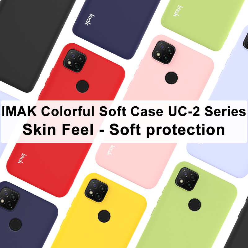 Имак UC-2 Серии Skin-feel Soft TPU Корпус Для Xiaomi Redmi 9C/Redmi 9C NFC - Розовый