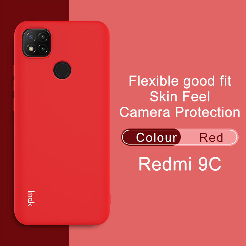 Étui TPU Doux de la Série IMAK UC-2 Secre Seat Pour Xiaomi Redmi 9C / Redmi 9c NFC - Rose