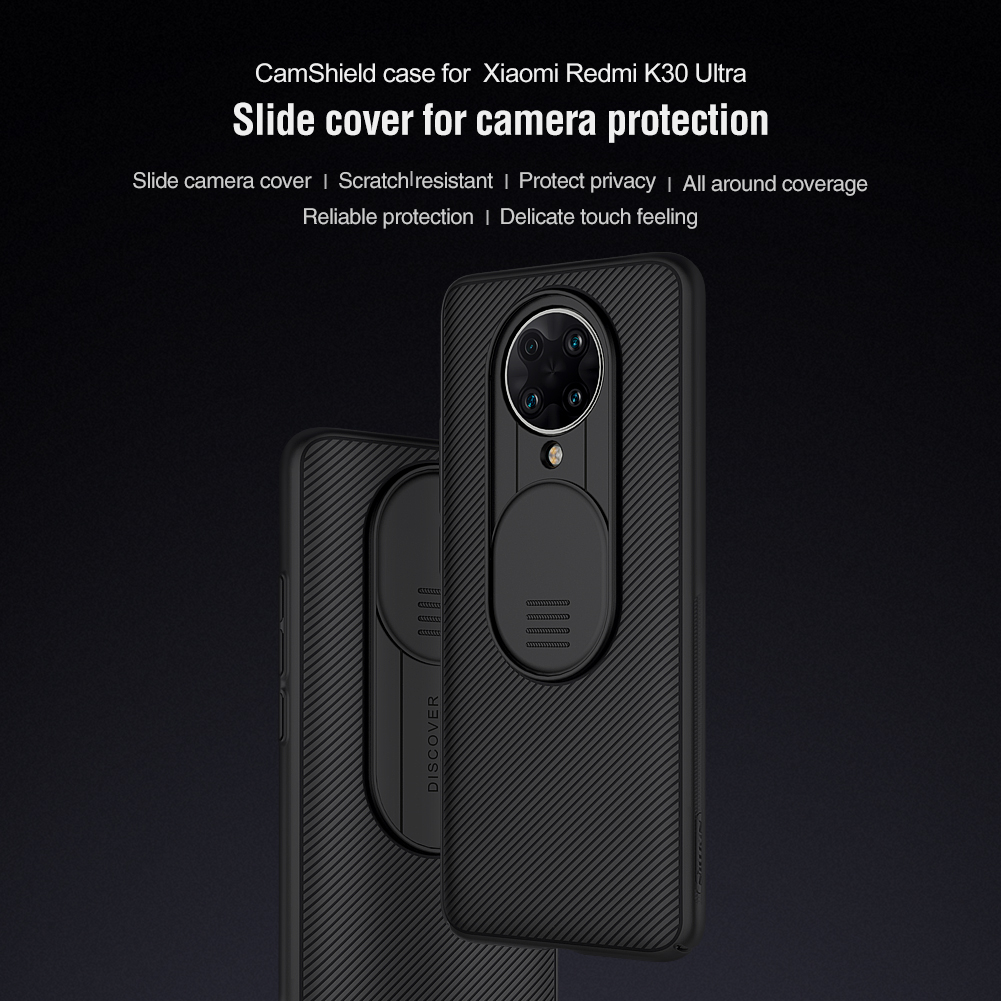 Custodia Protettiva Della Macchina Fotografica Di Nillkin Camshield Per Xiaomi Redmi K30 Ultra