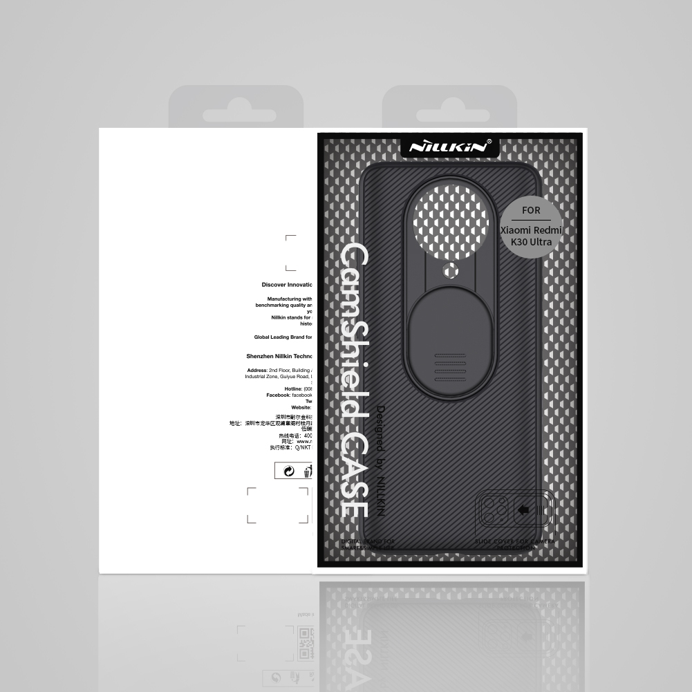 Capa Protetora De Câmera De Corrediça De Nillkin Camshield Para Xiaomi Redmi K30 Ultra