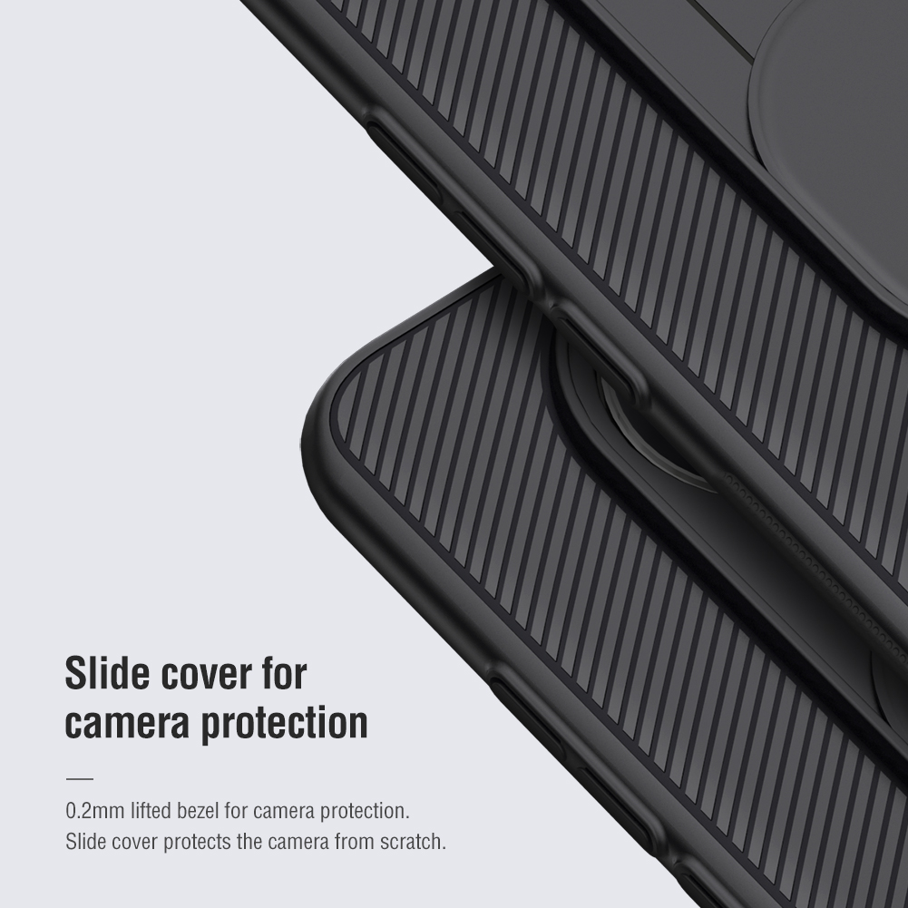 Capa Protetora De Câmera De Corrediça De Nillkin Camshield Para Xiaomi Redmi K30 Ultra