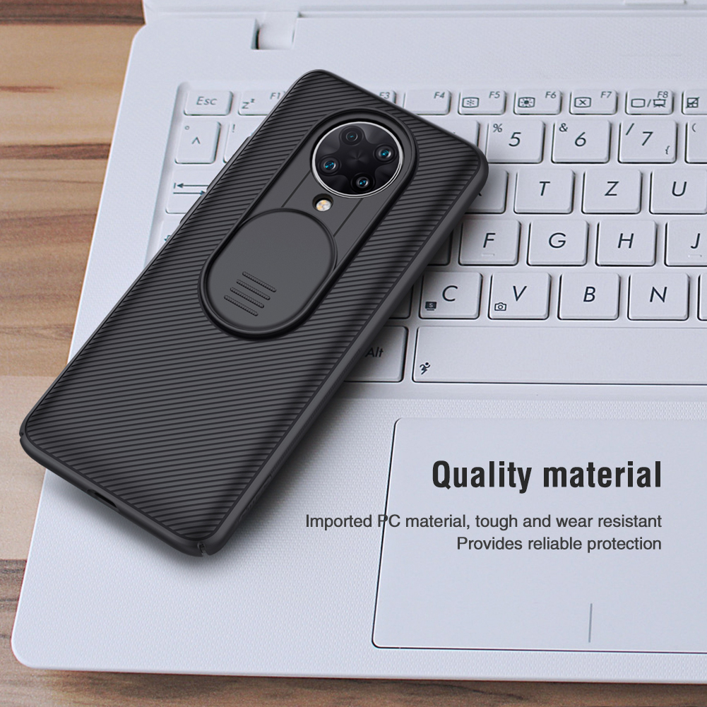 Nillkin Camshield Slide Camera Caméra Coque De Protection Pour Xiaomi Redmi K30 Ultra