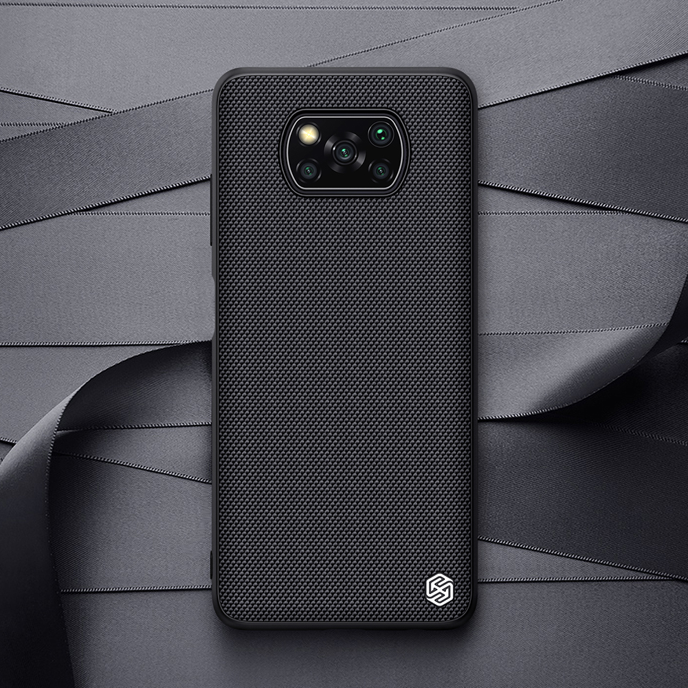 Case Texturée Nillkin Pour Xiaomi Poco X3 Nfc / Poco X3 Pro Anti-fingerprint PC TPU Hybrid Cover